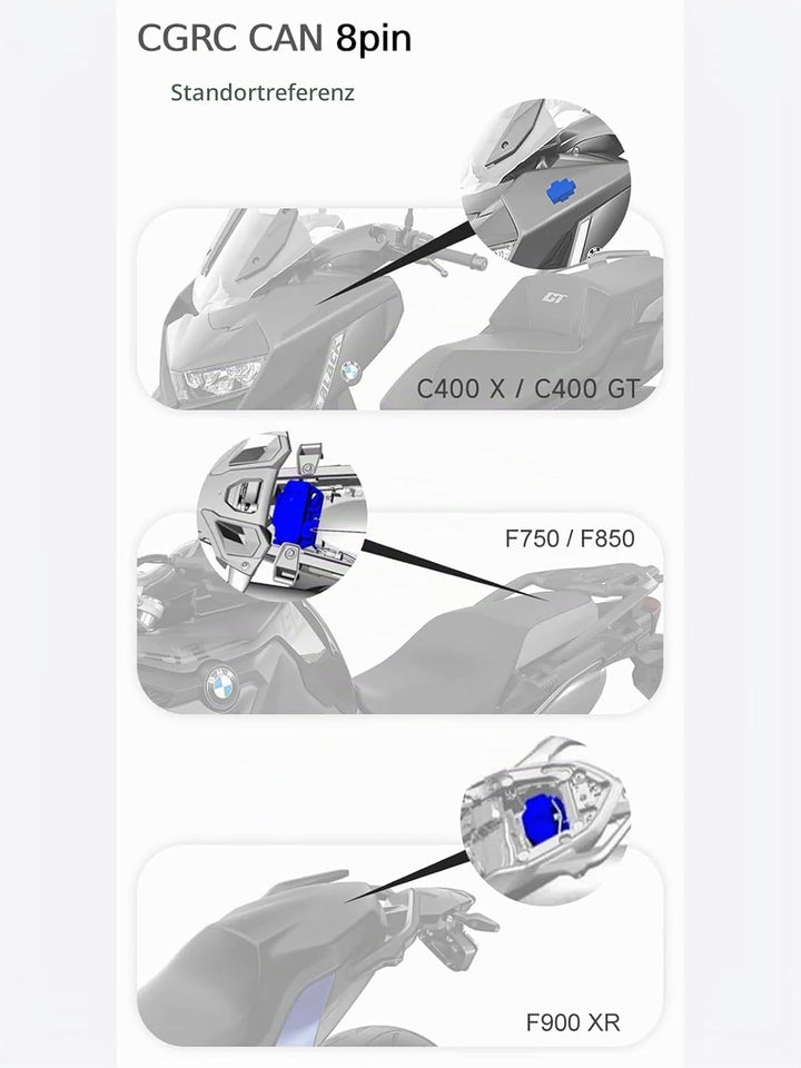 CGRC CAN-Fernbedienung 8 PIN für CHIGEE AIO-5 Series, CHIGEE AIO-5 LITE AIO-5 PLAY AIO-5 PLAY