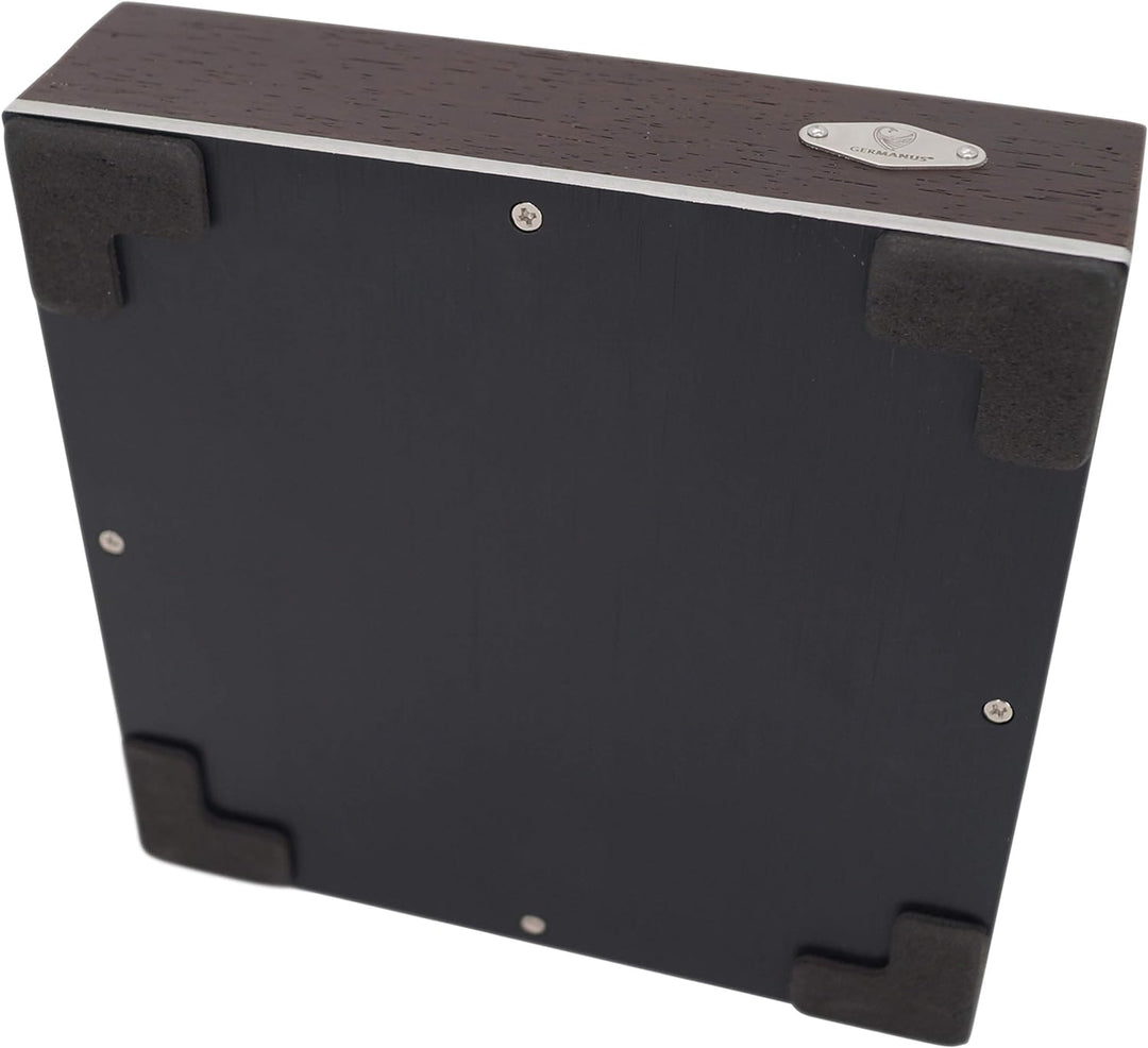 GERMANUS Zigarrenascher massiv aus Holz und Metall