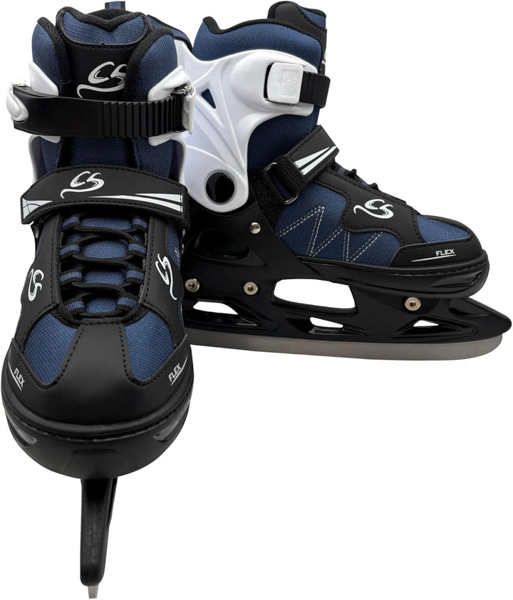 Cox Swain verstellbare Schlittschuhe Frosty, Eislaufschuhe für Kinder, Jugendliche und Erwachsene bi
