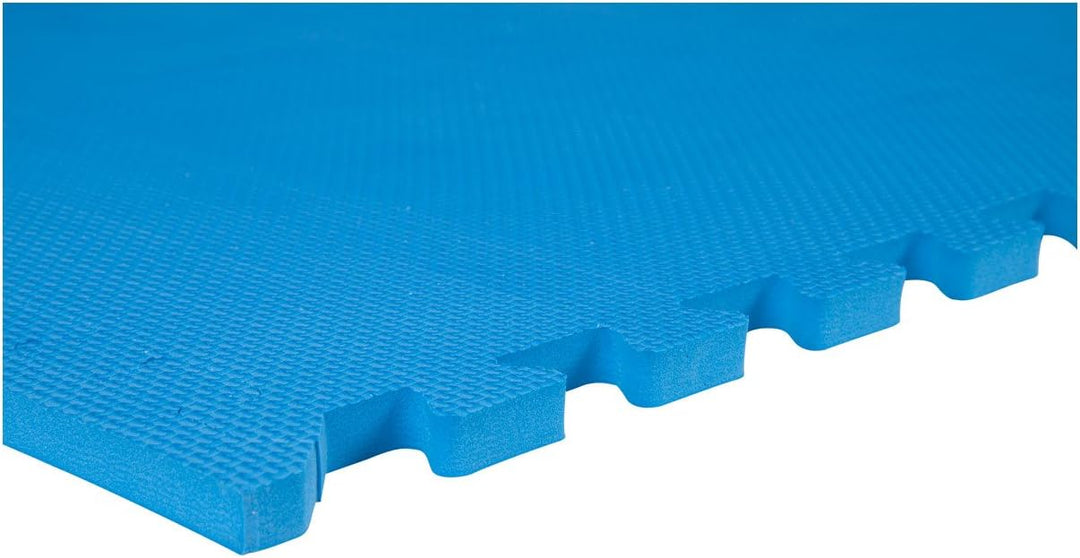 Vario-Step Gymnastikmatte Bodenmatte Sportmatte, Fitnessmatte 60x60 cm Blau, Blau