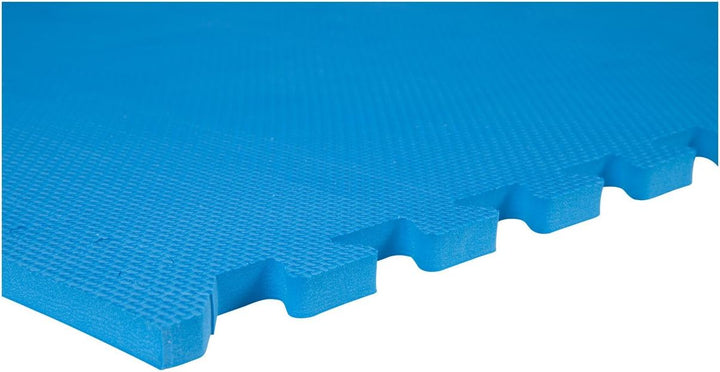 Vario-Step Gymnastikmatte Bodenmatte Sportmatte, Fitnessmatte 60x60 cm Blau, Blau