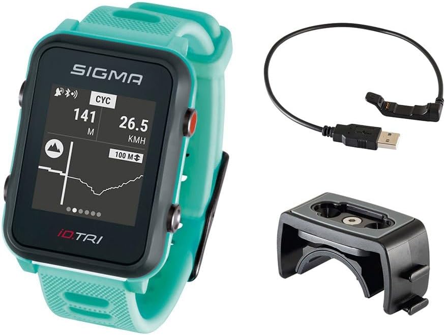 Sigma Sport iD.TRI GPS Triathlon-Uhr mit Trainings- und Wettkampffeatures, Navigation, Smart Notific