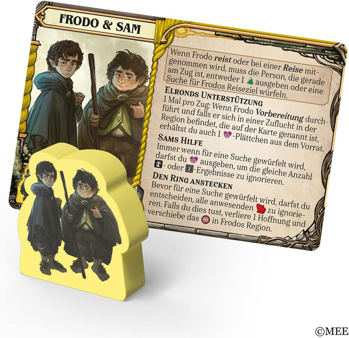 Z-Man Games Der Herr der Ringe: Das Schicksal der Gemeinschaft, kooperatives Brettspiel mit dem Pand