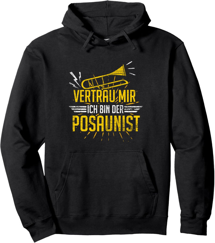 Posaunist Geschenkidee Posaune Pullover Hoodie
