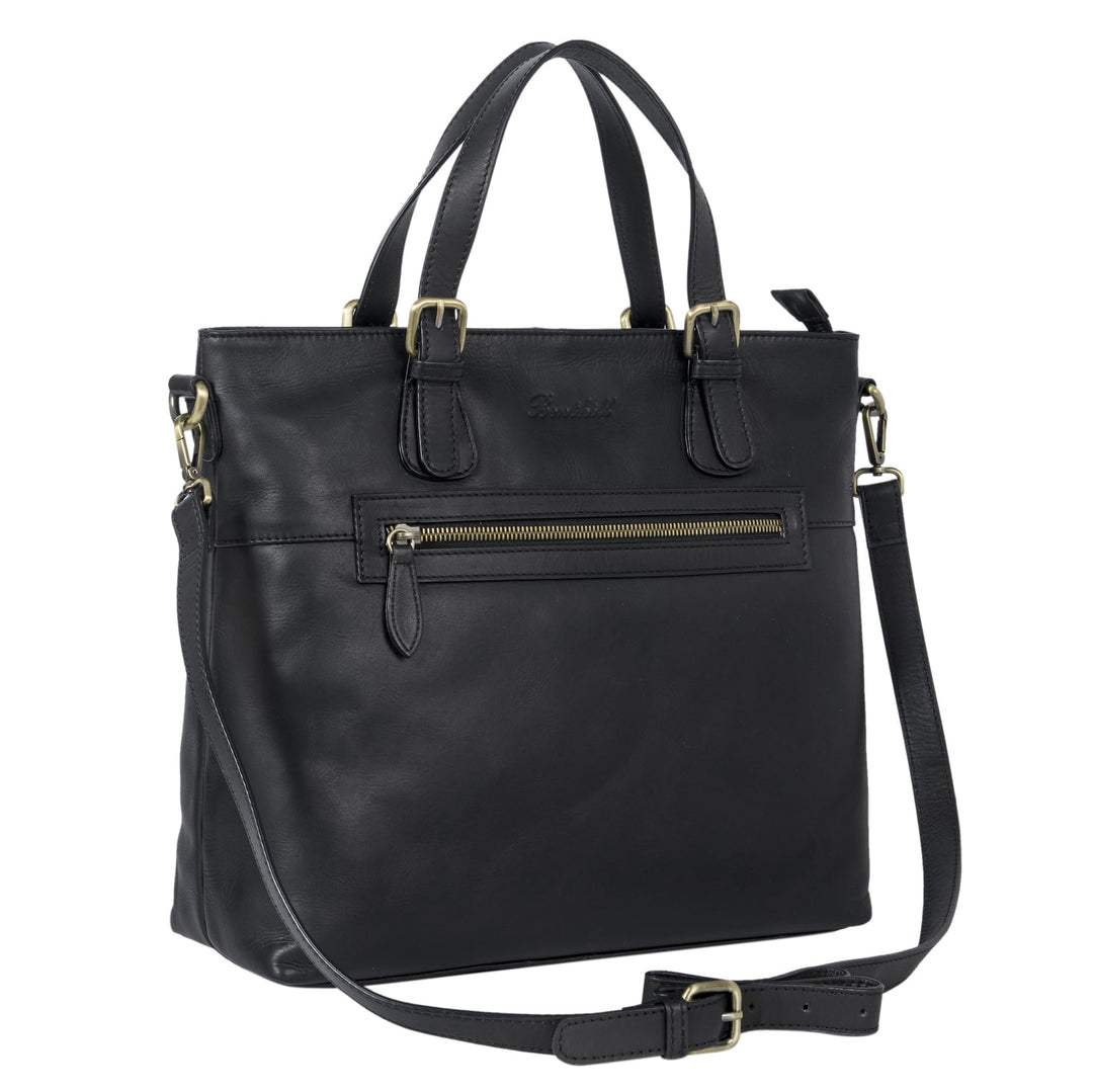 Benthill Echt Leder Handtasche Damen | Henkeltasche aus hochwertigem Rindsleder | Vintage Frauen Sch