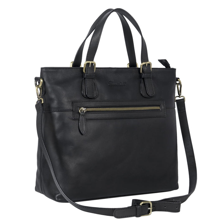 Benthill Echt Leder Handtasche Damen | Henkeltasche aus hochwertigem Rindsleder | Vintage Frauen Sch