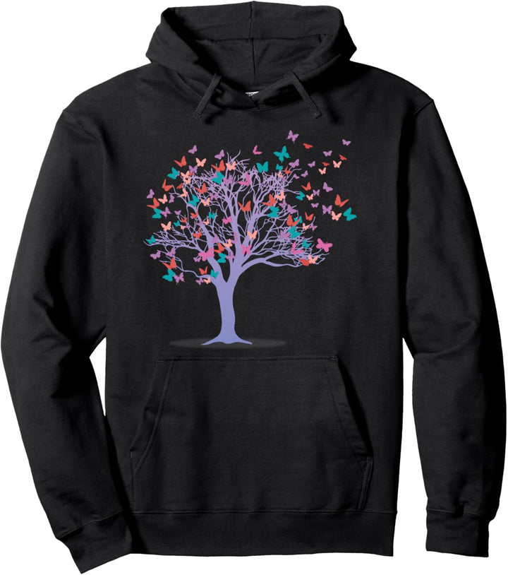 Schmetterlingsbaum Schmetterlinge I Schönes Schmetterling Pullover Hoodie