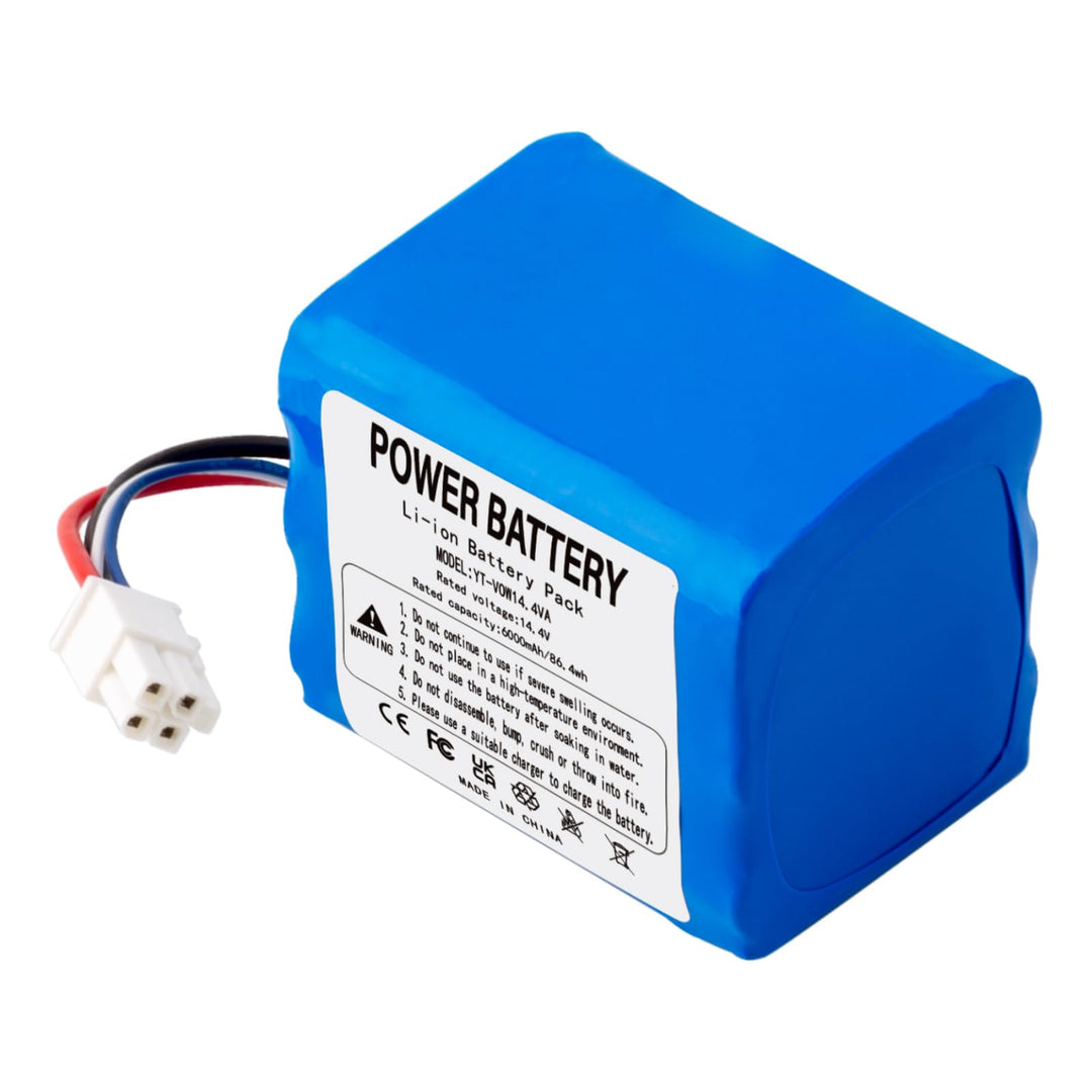 Staubsauger Ersatz Akku 14.4V 6000mAh Li-ion für Vorwerk Kobold VR200 20884-1