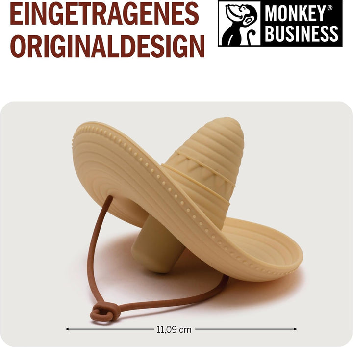 Monkey Business Silikon Weinstopfen, Sombrero-förmige Weinflaschenverschlüsse, Weinzubehör, El Corko
