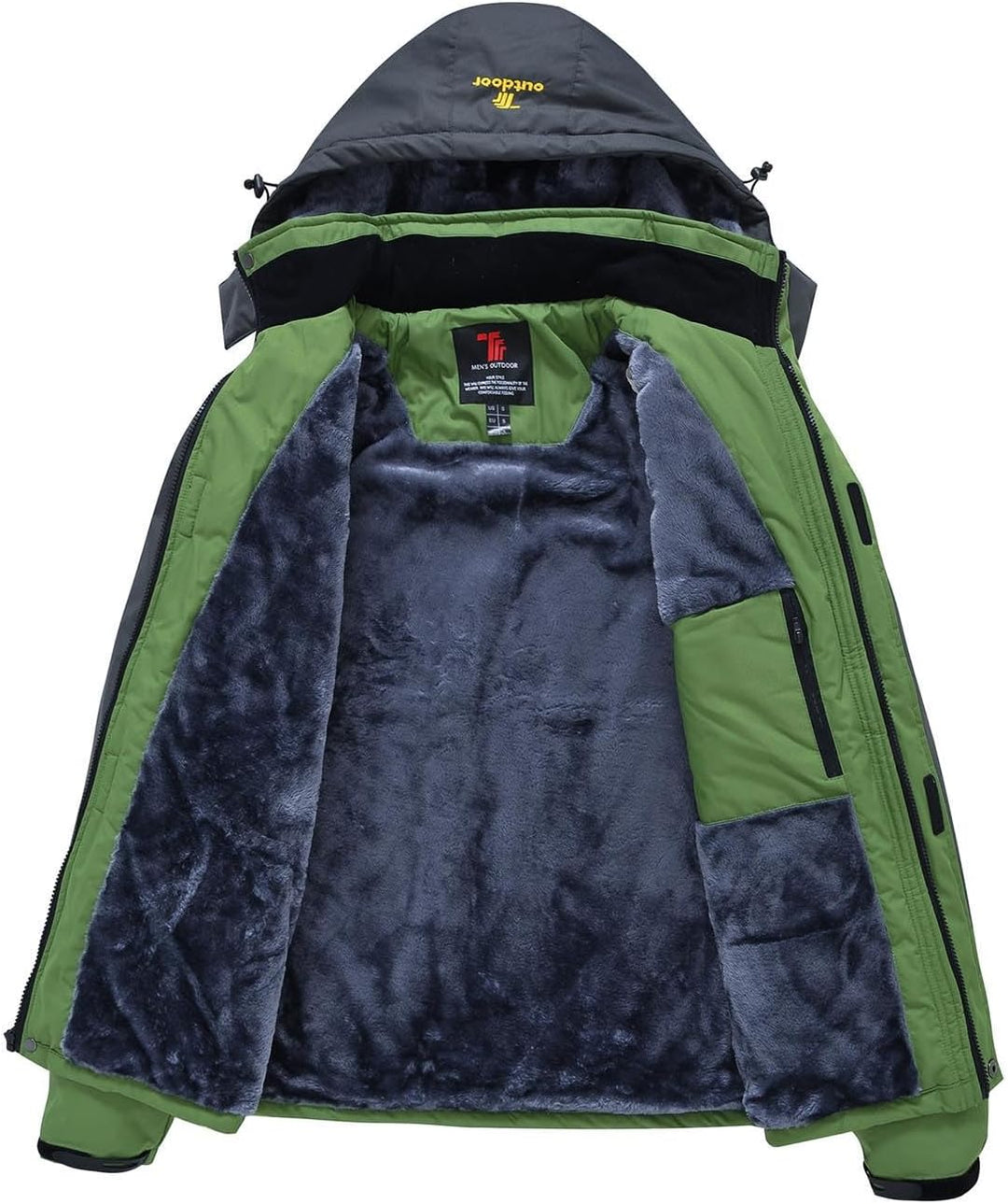 YSENTO Herren Skijacke Winterjacke Softshelljack Wasserdicht Warm Gefüttert Outdoor Funktionsjacke m