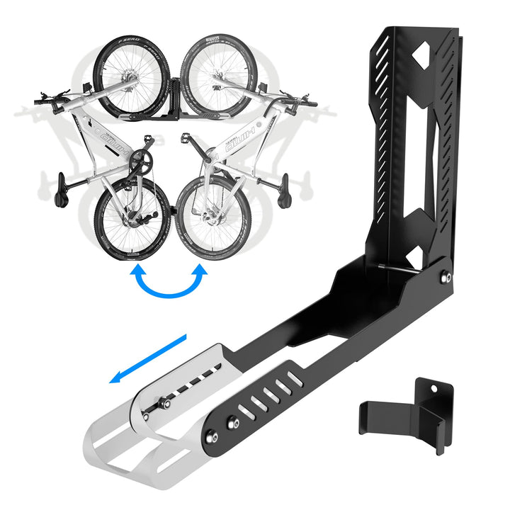 IMAYCC Profi Schwenkbare Fahrrad Wandhalterung, Fahrradhalterung Wand ohne schweres Heben, platzspar