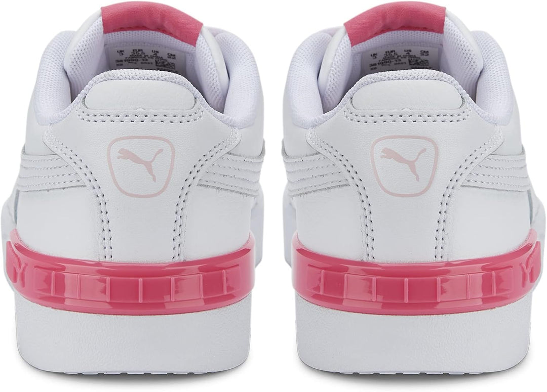 PUMA Mädchen Jada JrRoad Running Shoe 35.5 EU Puma White Puma White Almond Blossom Sunset Pink, 35.5