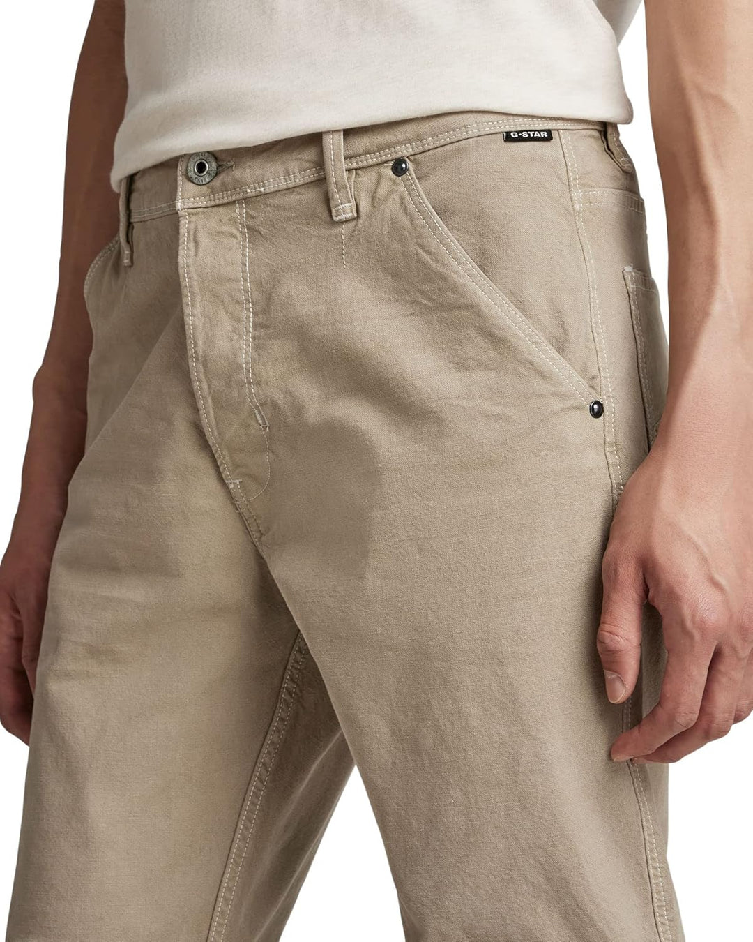 G-STAR Herren Jeans Pilot 3D Slim 31W / 34L Beige (Worn in Berge Gd D20505-d111-d129), 31W / 34L Bei