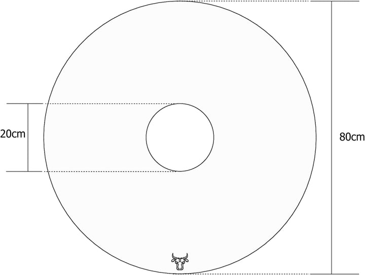 tuning-art GR01 Grillring | Grillplatte | Feuerplatte | Plancha | BBQ-Platte passend für Weber, Grös