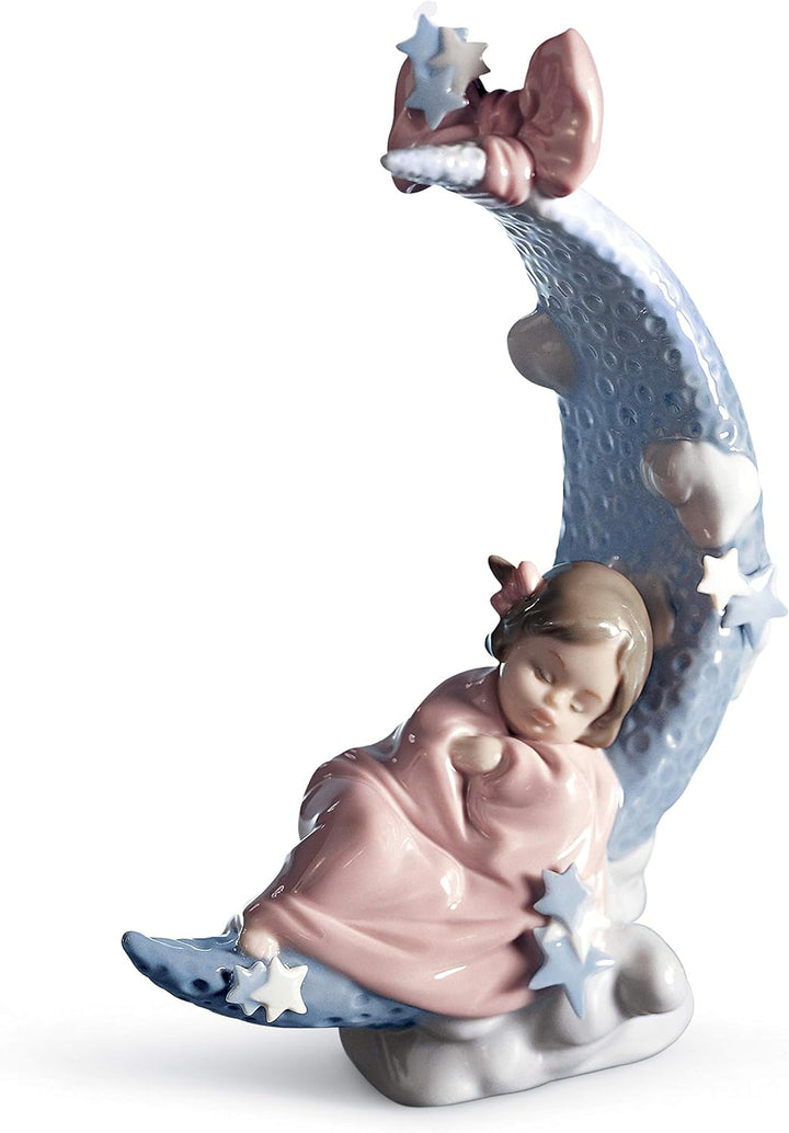 LLADRÓ Mädchen-Figur Nächtliche Träume. Mädchen. Porzellan.