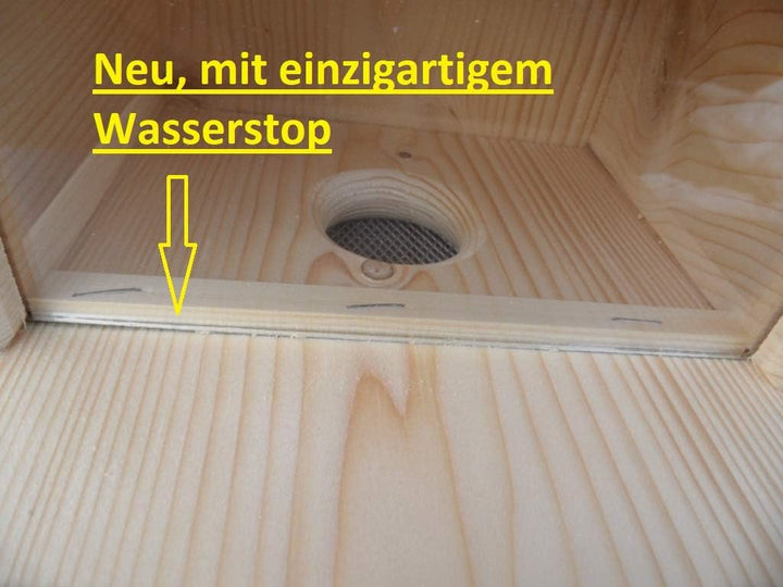 XXXL Echhörnchen Kobel/Futterhaus hochwertigem Vollholz, niederbayerisches Qualitätsprodukt vom Schr
