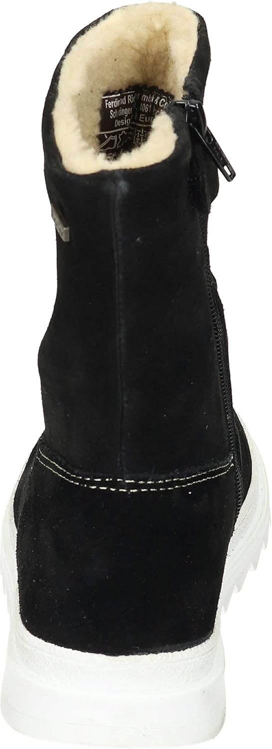 Richter Mädchen Anna Halblange Stiefel 34 EU Schwarz, 34 EU Schwarz