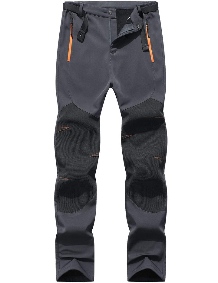 BenBoy Damen Wanderhose Wasserdicht Softshellhose Outdoorhose Winddicht Warm Gefüttert Winter Skihos