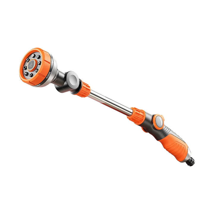 Giessstab Lang 49cm mit 180° Schwenkbarer Kopf und 8 Sprühmodi für Hochbeete