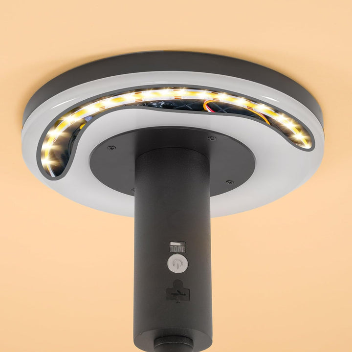 Esotec Solar Sensor Tischleuchte Leseleuchte Talino 38, 3000K warmweiss, 3 Leuchtstärken, dimmbar, L