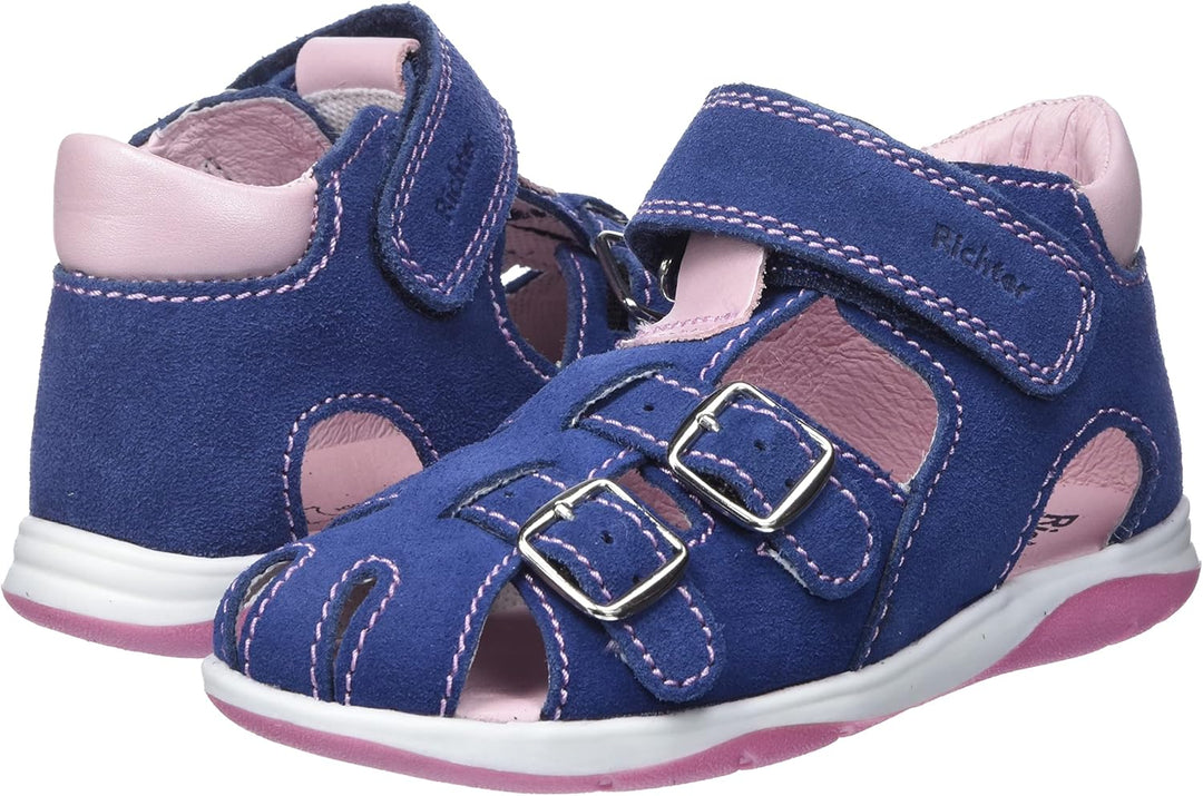 Richter Kinderschuhe Mädchen Sandaletten Lauflernschuh Mehrfarbig Freizeit, 22 EU Nautical Candy