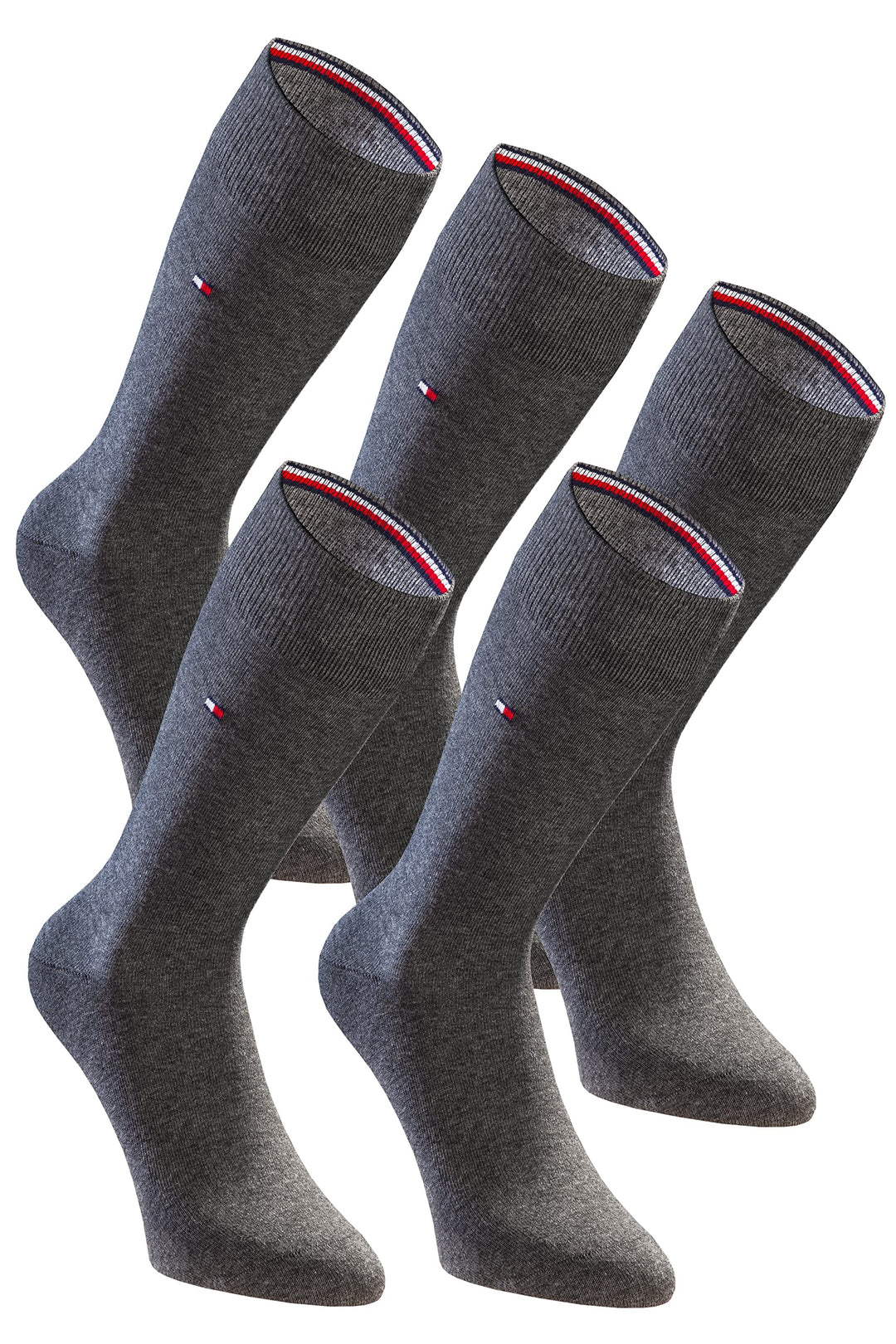Tommy Hilfiger Herrensocken 5-Paar Pack Classic Casual Business Socken 39-42 Anthracite, 39-42 Anthr
