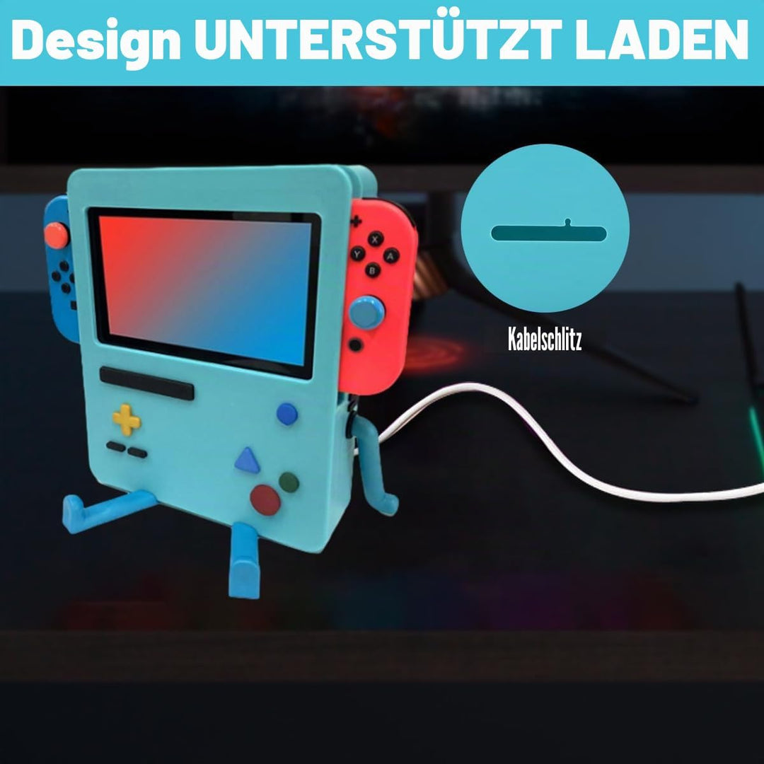 Ständer für Nintendo Switch Zubehör, Cartoon Niedlich, Spiele Console Cover Schutzhülle für Switch P