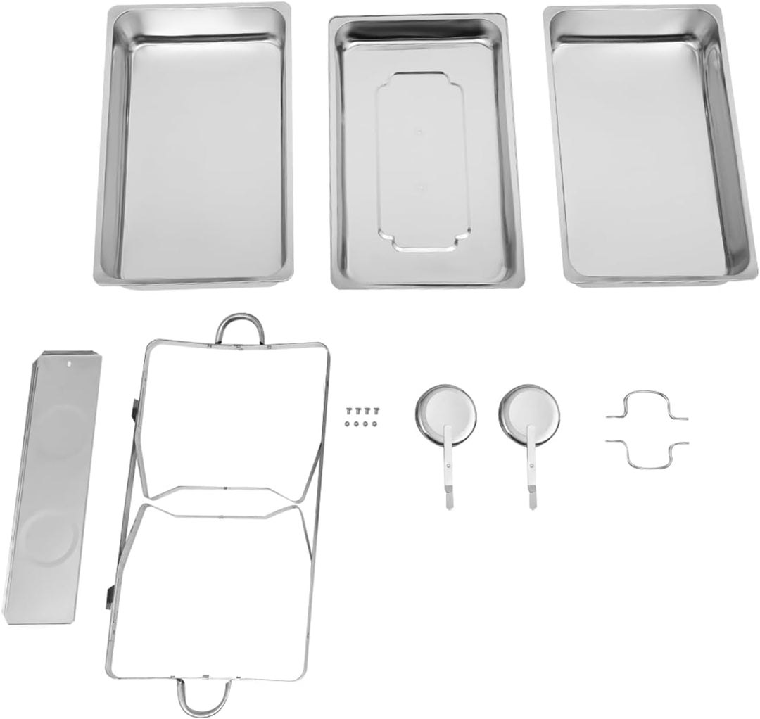 9L Warmhaltebehälter Essen, Edelstahl Wärmebehälter für Speisen, Warmhaltegerät mit Cover, Speisewär