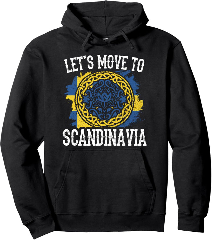 Auf Nach Skandinavien Schweden Schwedisch Skandinavier Pullover Hoodie