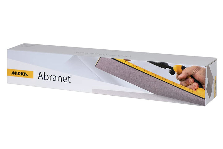 Mirka Abranet Netz-Schleifstreifen 70x420 mm Klett / Korn P320 / 50 Stk / zum Schleifen von Holz, Sp