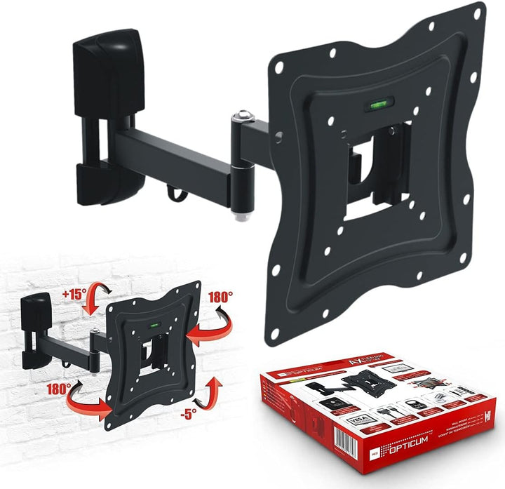 RED OPTICUM AX Flexi Duo TV-Wandhalterung schwenkbar neigbar - Wandhalterung für Fernseher oder PC M