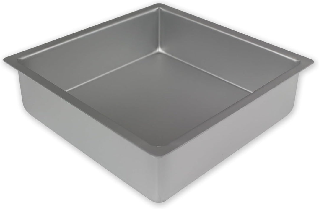 PME Quadratische Backform aus eloxiertem Aluminium, 356 x 356 x 76 mm, 35 x 35 x 7.5 cm, 35 x 35 x 7