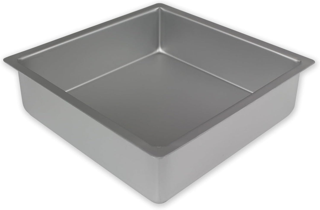 PME Quadratische Backform aus eloxiertem Aluminium, 330 x 330 x 76 mm, 33 x 33 x 7.5 cm, 33 x 33 x 7