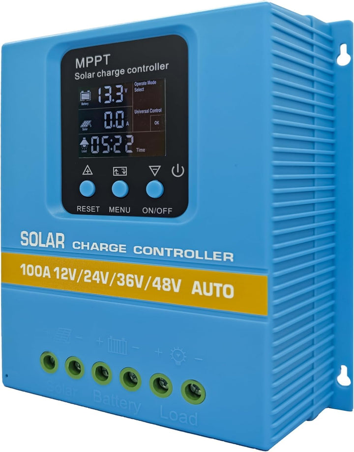 MPPT Solarladegerät 60A / 80A / 100A wählbar, Dual USB & 3-Stufen-Schutz für Strassenlaternen / Heim