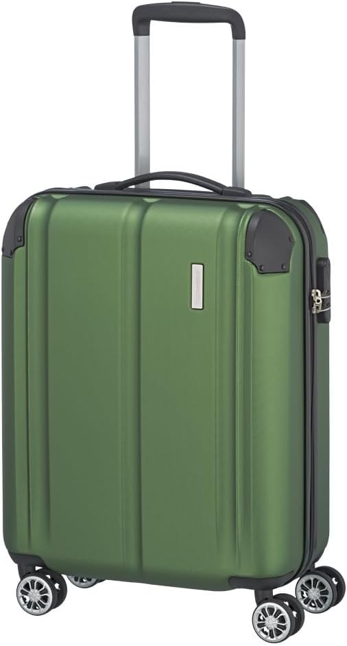 Travelite 4-Rad Handgepäck Koffer erfüllt IATA Bordgepäckmass, Gepäck Serie CITY: Robuster Hartschal