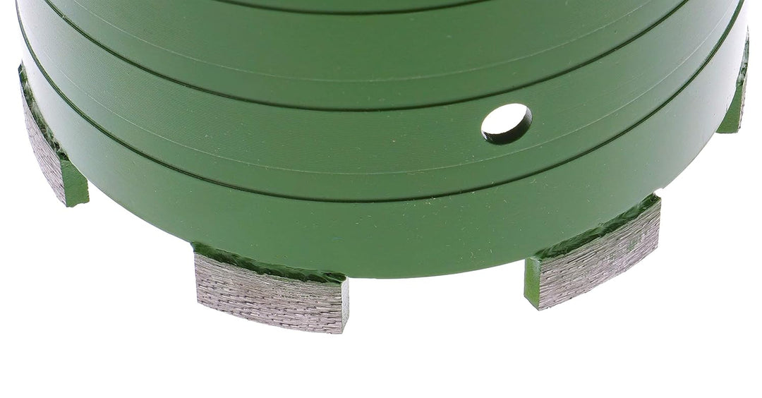 PRODIAMANT Diamant Laser Kernbohrkrone ø 102 mm trocken bohren Beton Stahlbeton Mauerwerk Aufnahme 1