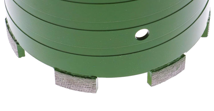 PRODIAMANT Diamant Laser Kernbohrkrone ø 102 mm trocken bohren Beton Stahlbeton Mauerwerk Aufnahme 1