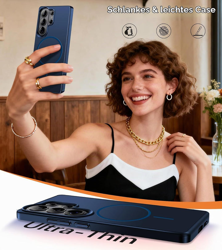 Ultradünne Hülle für Samsung Galaxy S26 Ultra 5G, Extrem Dünn Matte S26 Ultra Handyhülle PC Schale K