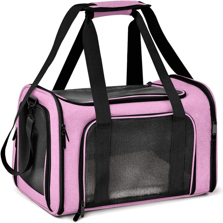 Transporttasche für Katze Hund, Hundetransportbox, Faltbare Katzentransportbox, tragbar, 8kg Katzen