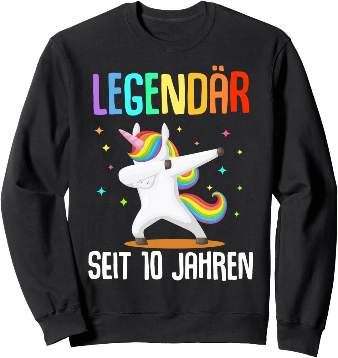 10. Geburtstag Junge Mädchen 10 Jahre 2014 Lustig Geschenk Sweatshirt