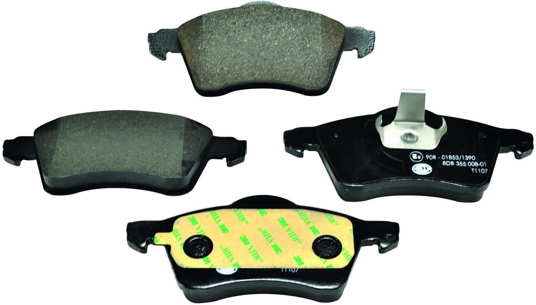 HELLA PAGID 8DB 355 008-011 Bremsbelagsatz - T1107 - Dicke/Stärke: 19.6mm - Bremssystem: Teves - nic