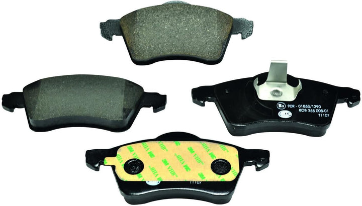HELLA PAGID 8DB 355 008-011 Bremsbelagsatz - T1107 - Dicke/Stärke: 19.6mm - Bremssystem: Teves - nic