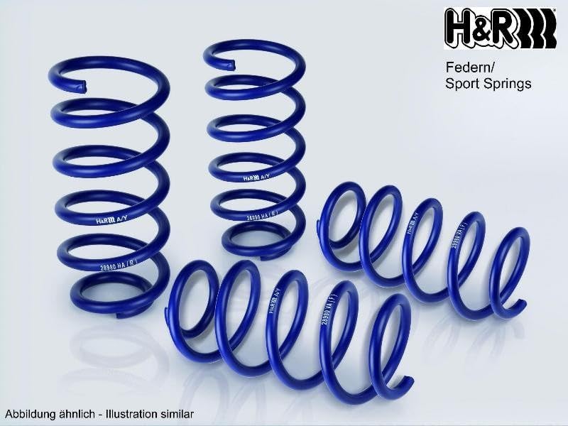 Fahrwerksatz, Federn Sportfedersätze/Performance Lowering Springs von H&amp;R (28947-1) Federsatz Federu