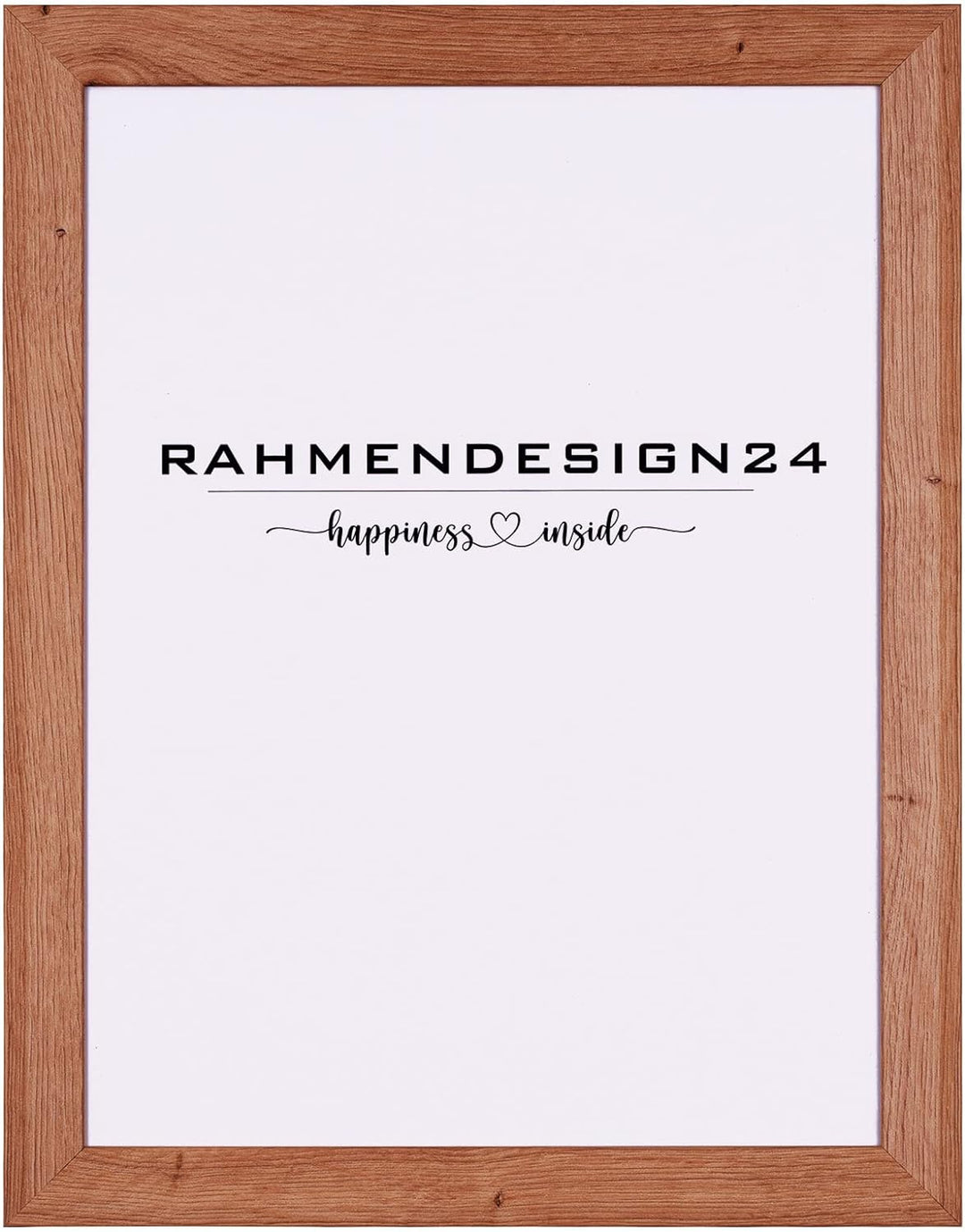 Rahmendesign24 Bilderrahmen Rio 50x60 Eiche Natur Fotorahmen, Wechselrahmen, Posterrahmen, Puzzlerah