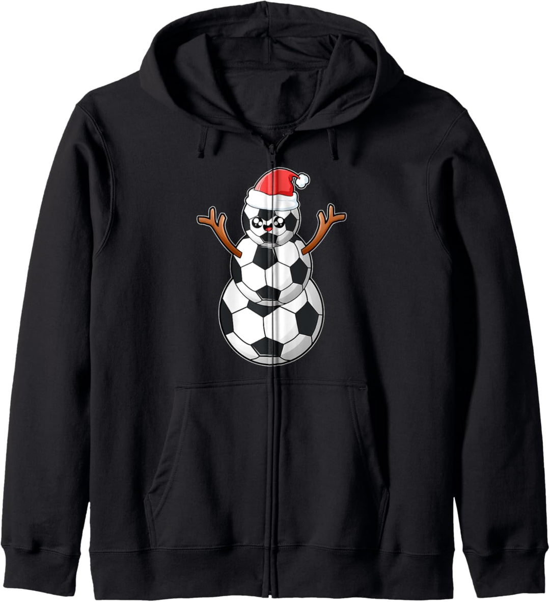Christmas Fussballer Sport Xmas Weihnachten Fussball Kapuzenjacke