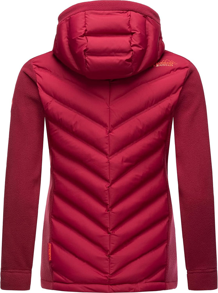 MARIKOO Damen leichte Übergangsjacke Steppjacke Mount Haruna S Fuchsia, S Fuchsia