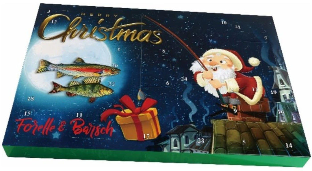 Paladin Adventskalender Forelle/Barsch - Angelkalender für Forellenangler & Barschangler, Kalender f