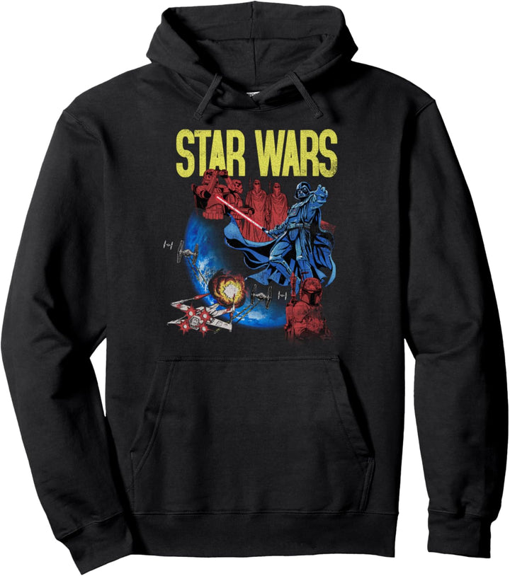 Star Wars Darth Vader Bad Guys Collage Pullover Hoodie