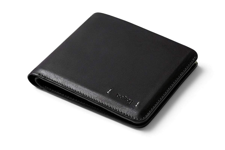 Bellroy Hide & Seek Premium Edition - Black (Schlanke Leder Brieftasche) Schwarz, Schwarz