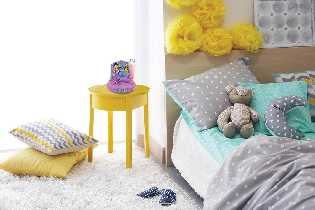 Lexibook, Disney Princess, Projektor-Radiowecker, RP515DPLXB